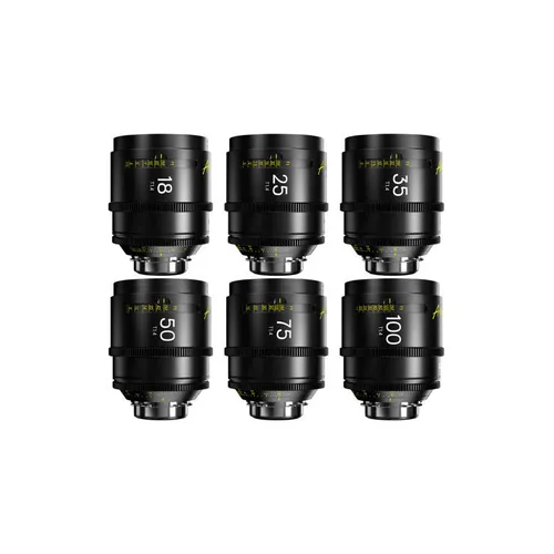 DZO ARLES 18, 25, 35, 50, 75, 100mm T1.4 kit