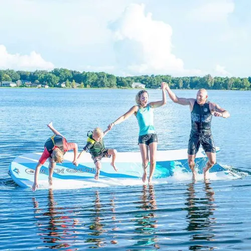 Body Glove 15' Inflatable Waterpark/Dock/4 Man Paddleboard