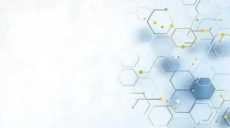 Backdrop Hexagon wit