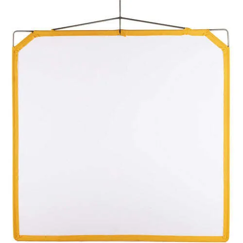 White Artificial Silk Flag (48 x 48