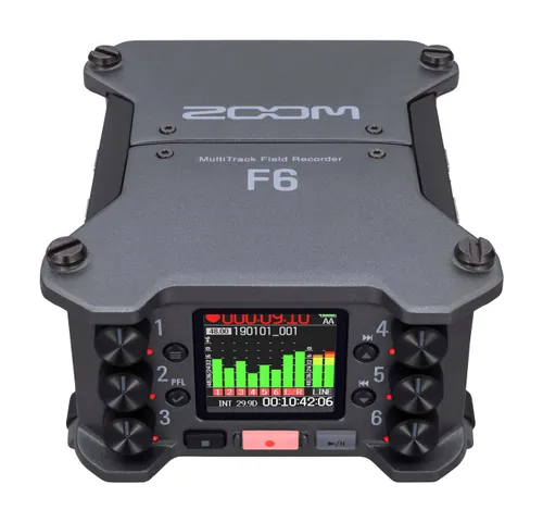 Zoom F6 6-Input / 14-Track Multitrack Field Recorder