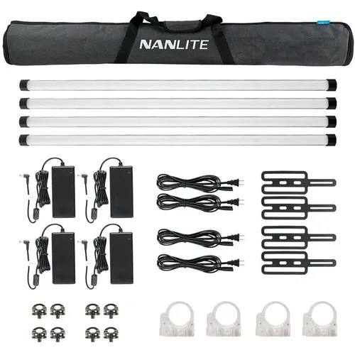 Nanlite PavoTube II 30X RGBWW LED Pixel Tube 4-Light Kit