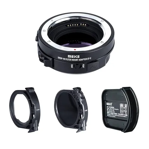 Meike EF-E Canon EF to Sony Adapter with drop in filters