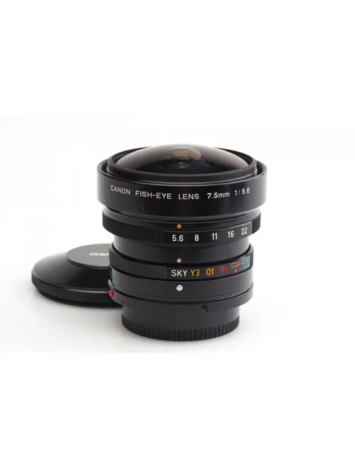 Canon nFD 7.5mm Fisheye