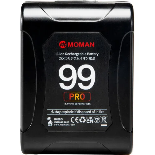 Moman Power 99 Pro Mini V-Mount Lithium-Ion Battery