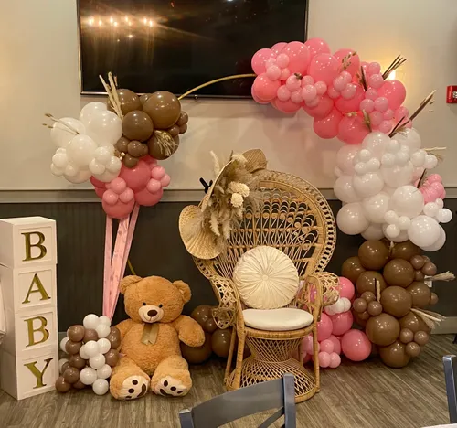 Teddy Bear and Balloon Garland Package