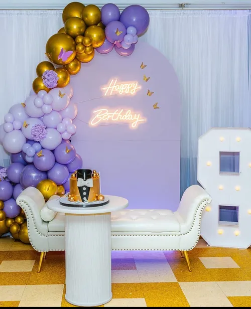 Lilac Birthday Decor 