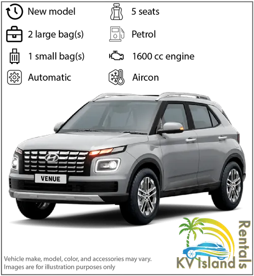 Hyundai Venue in Sleek Grey (Standard Class) or Similar