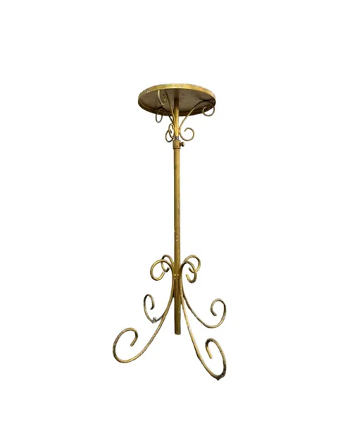 Vintage Gold Iron Metal Centerpiece