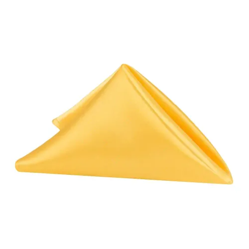 Canary Yellow Satin Napkin