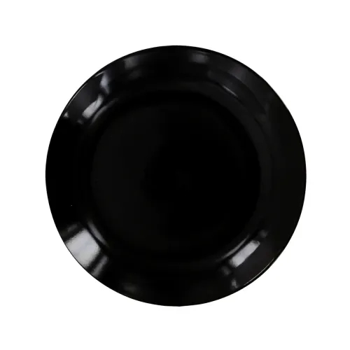 Gibson Black Round Dinnerware