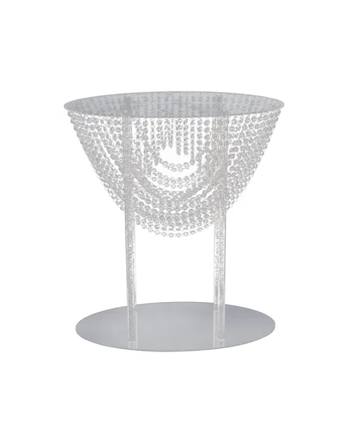 Beaded Chandelier Acrylic Centerpiece