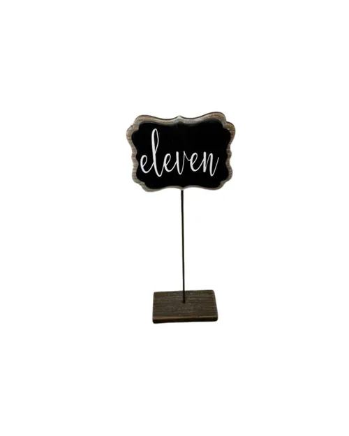 Rustic Chalkboard Table Numbers Set (1-20)