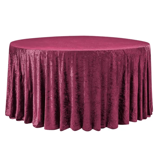Burgundy Velvet Linen
