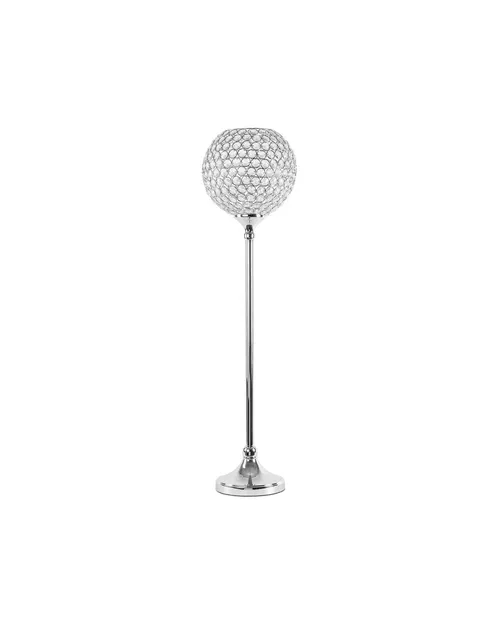 Silver Crystal Candle Globe