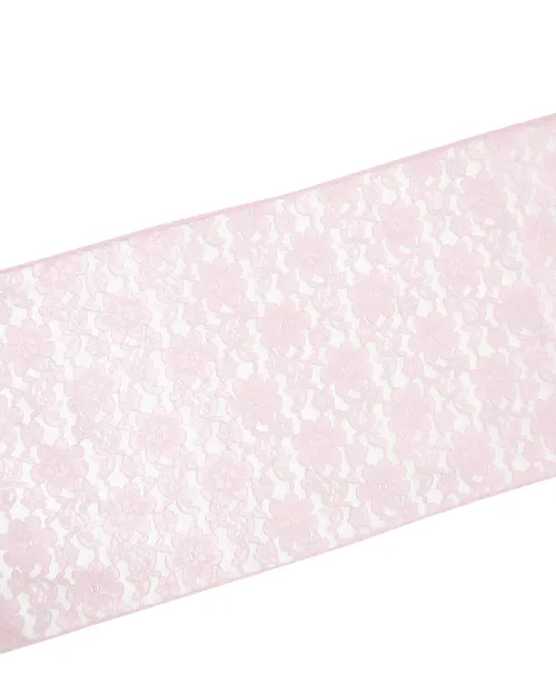 Light Pink Lace Table Runner