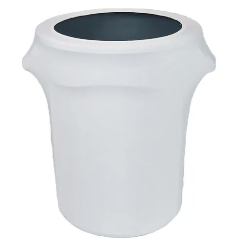 White Trashcan Covers