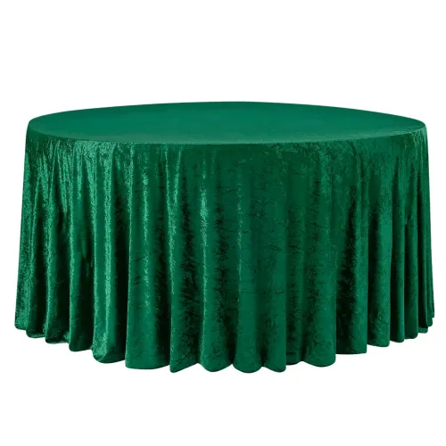 Emerald Green Velvet Linen