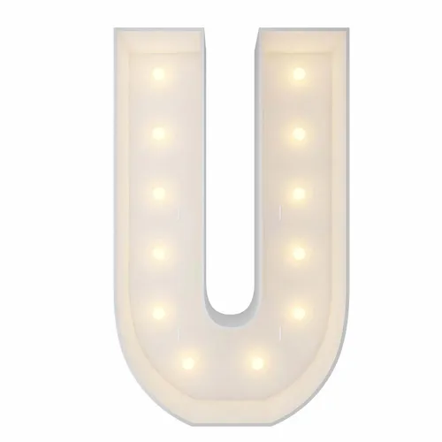 Letter “U” marquee 
