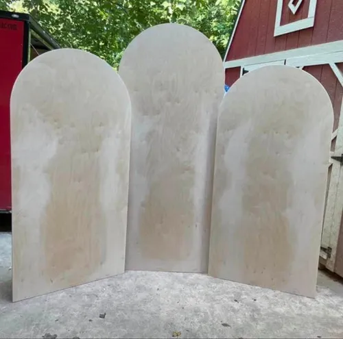 Wood Beige Arch Boards