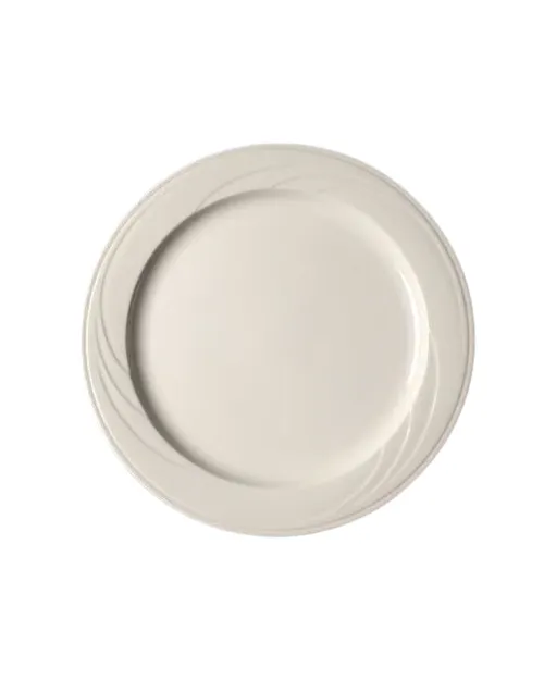Swirl White Dinner Plate