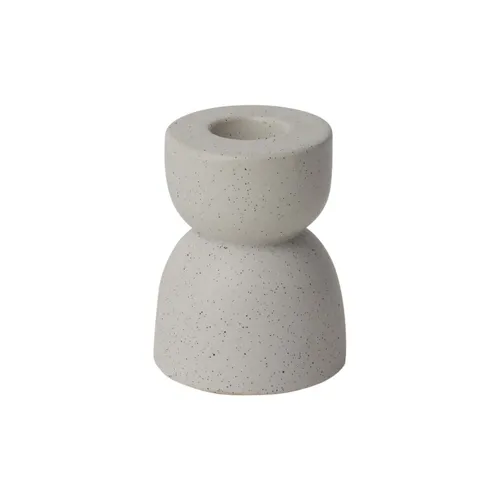  Modern Gray Sabi Candle Holder 3.25