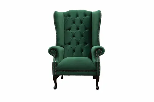 Forest Green Wingback Chair