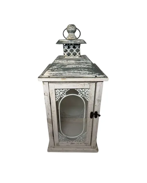 Rustic White Lantern
