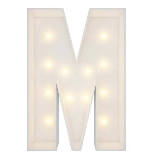 Letter “M” marquee 