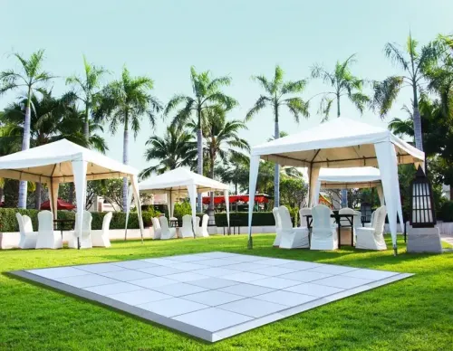 White Dance Floor 