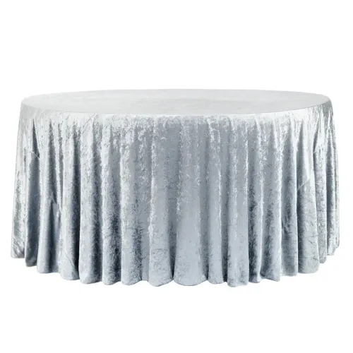 Dusty Blue Velvet Linen