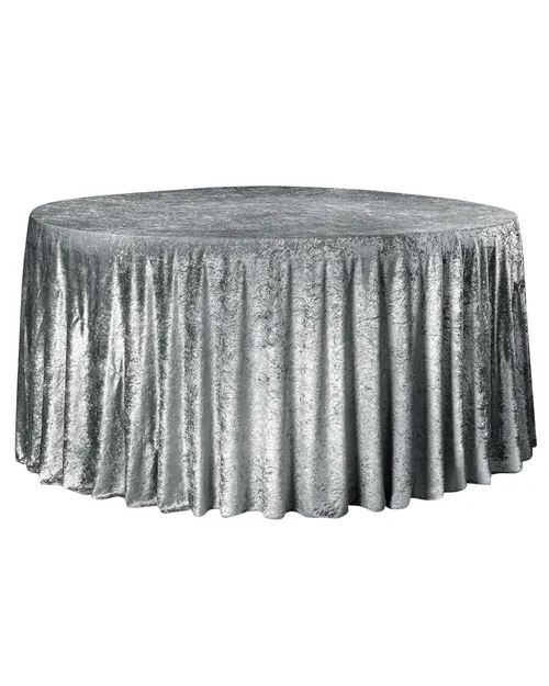 Charcoal Gray Velvet Linen