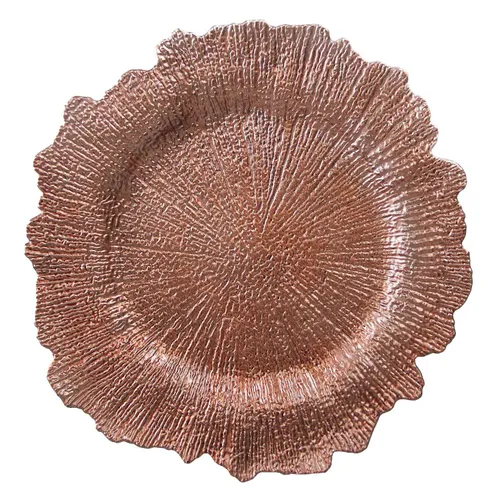 Rose Gold Reef Charger