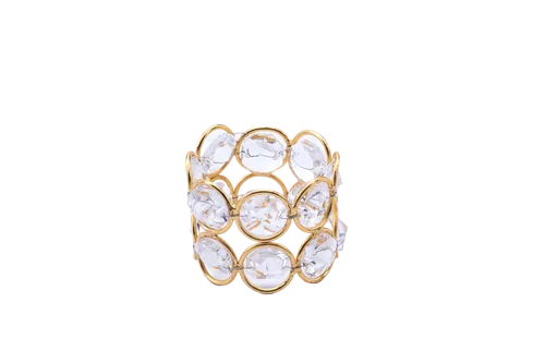 Crystal Gold Napkin Ring 