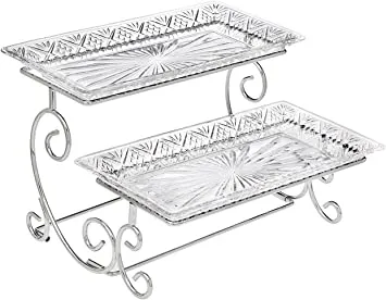 Tierd Glass Dessert Stand