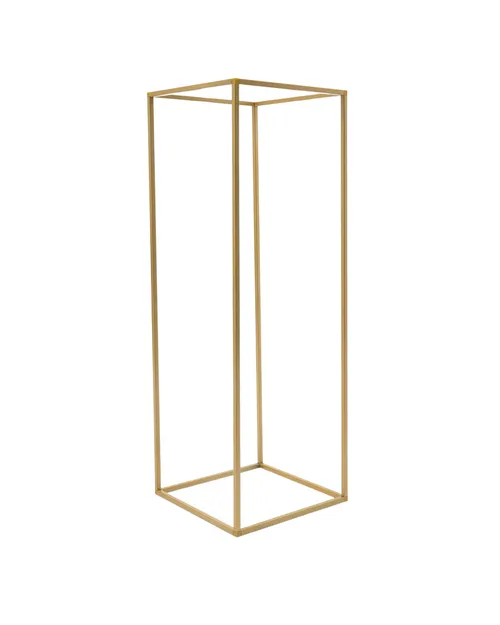 Medium Gold Metal Pedestal Centerpiece