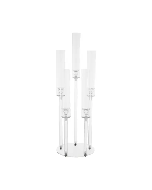 Flat Acrylic Candelabra 5 Arm