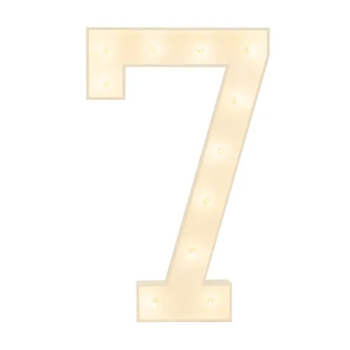 Number “7” marquee 