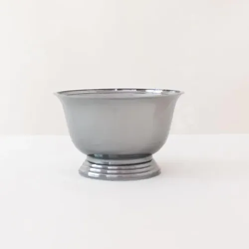 Gold Moody Plastic Bowl Vase 