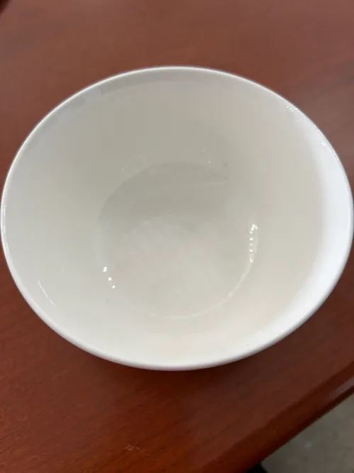 White Dinner Bowl