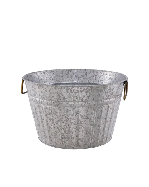 Silver Metal Beverage Bucket