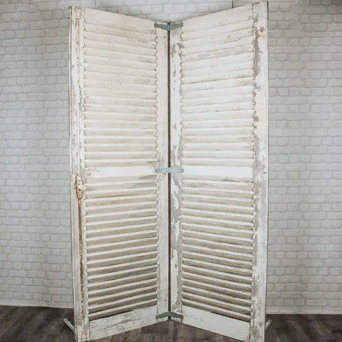 Double volet bois vieilli