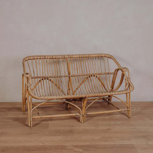 Banquette en rotin Martin