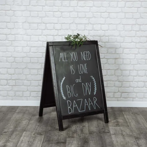 Ardoise stop-trottoir