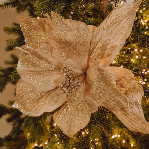 Fleurs artificielle - dorée