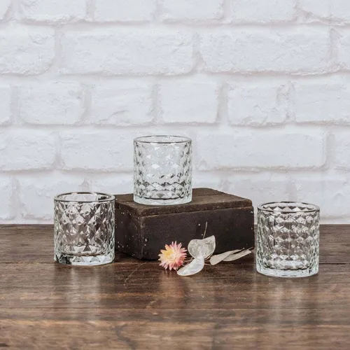 Photophore Meryl contour argenté