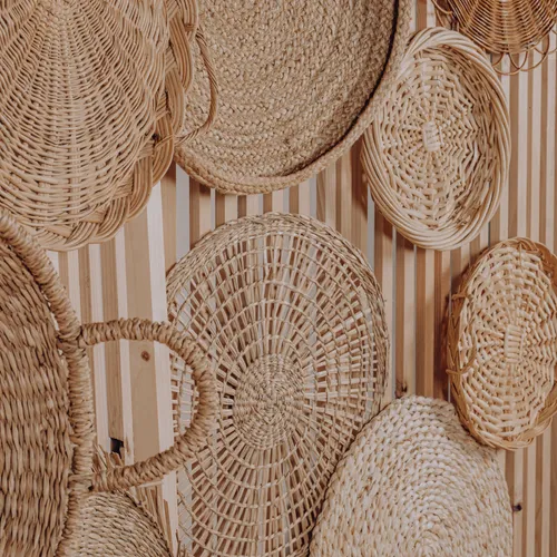 Panier plat et set de table