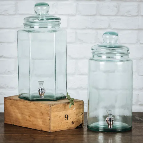 Bonbonne cocktail cylindrique / hexagonale