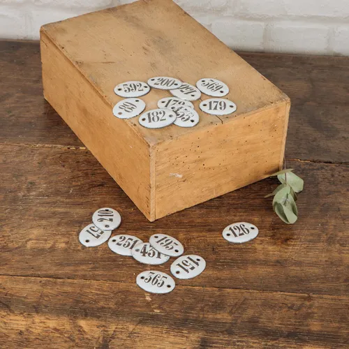 Numéros en émail (n° aléatoires)