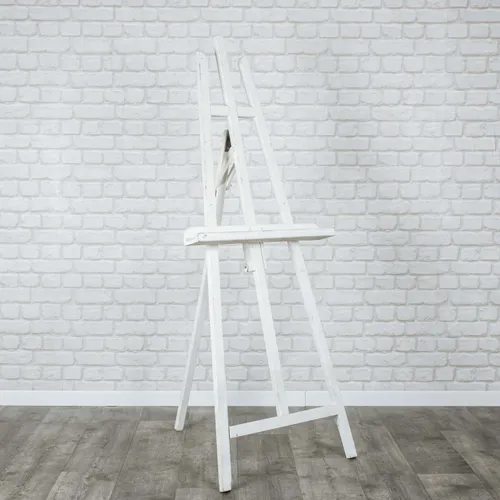 Chevalet bois blanc